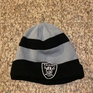 Mens Raiders new era NFL beanie